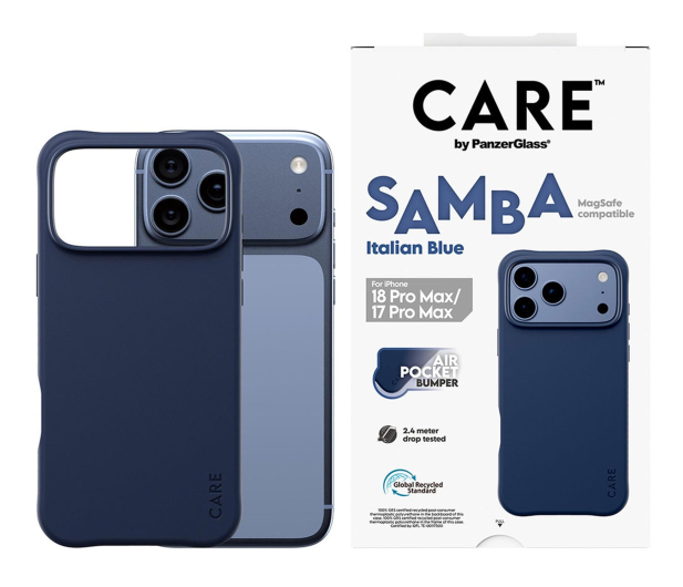 PanzerGlass CARE™ Samba do iPhone 18 Pro Max  / 17 Pro Max Italian Blue - 1604015 - zdjęcie 2